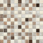 Jasba Senja Pure Wood-Mix Metallic 2x2cm Mosaik