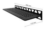 Schlüter Systems SHELF-W-S1 MGS - strukturbeschichtet graphitschwarz SWS1D3MGS