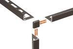 Schlüter Systems JOLLY-TSSG TSSG - strukturbeschichtet steingrau EV/J110TSSG