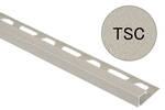 Schlüter Systems QUADEC-TSC TSC - Aluminium strukturbeschichtet creme Abschlussprofil