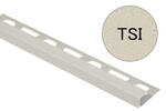 Schlüter Systems QUADEC-TSI TSI - Aluminium strukturbeschichtet elfenbein Abschlussprofil