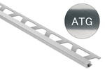 Schlüter Systems QUADEC-ATG ATG - Aluminium titan glänzend eloxiert Abschlussprofil