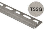 Schlüter Systems RONDEC-TSSG Aluminium strukturbeschichtet steingrau Abschlussprofil