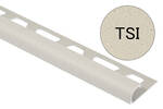 Schlüter Systems RONDEC-TSI Aluminium strukturbeschichtet elfenbein Abschlussprofil