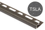 Schlüter Systems RONDEC-TSLA TSLA - Aluminium strukturbeschichtet hellanthrazit Abschlussprofil