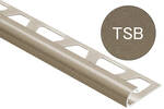 Schlüter Systems RONDEC-TSB Aluminium strukturbeschichtet beige Abschlussprofil