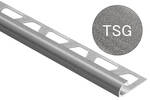 Schlüter Systems RONDEC-TSG Aluminium strukturbeschichtet grau Abschlussprofil