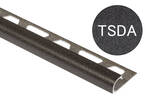 Schlüter Systems RONDEC-TSDA Aluminium strukturbeschichtet dunkelanthrazit Abschlussprofil