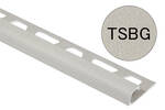 Schlüter Systems RONDEC-TSBG TSBG - Aluminium strukturbeschichtet beigegrau Abschlussprofil