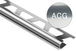 Schlüter Systems RONDEC-ACG ACG - Aluminium chrom glänzend eloxiert Abschlussprofil