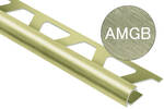 Schlüter Systems RONDEC-AMGB AMGB - Aluminium messing gebürstet eloxiert Abschlussprofil