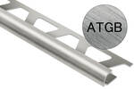 Schlüter Systems RONDEC-ATGB ATGB - Aluminium titan gebürstet eloxiert Abschlussprofil