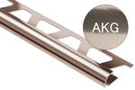 Schlüter Systems RONDEC-AKG Aluminium kupfer glänzend eloxiert Abschlussprofil