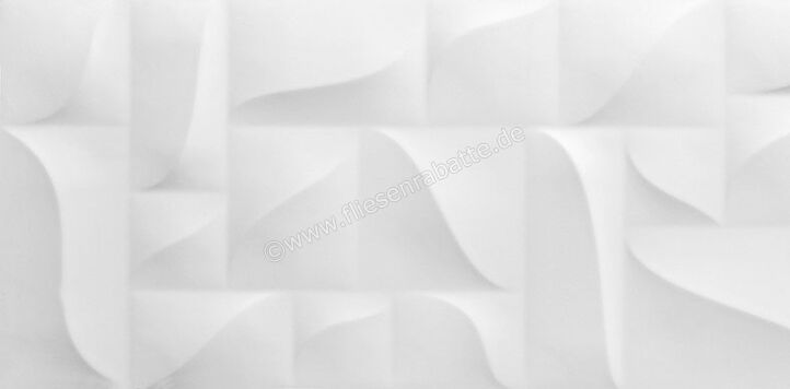Keraben Superwhite Superwhite 30x60 cm Dekor Geometric Glänzend Strukturiert Silk-Gloss KU705050 | 113655