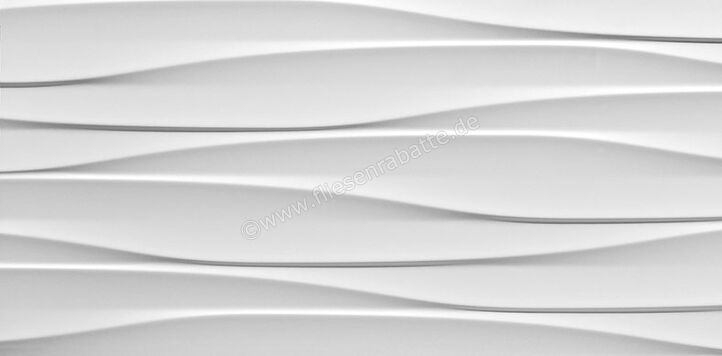Keraben Superwhite Superwhite 30x60 cm Dekor Wind Glänzend Strukturiert Silk-Gloss KU705060 | 113661