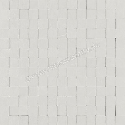 Marazzi Mystone Lavagna Bianco 30x30 cm Mosaik Mosaico 3D Matt Strukturiert Naturale MD1H | 118484