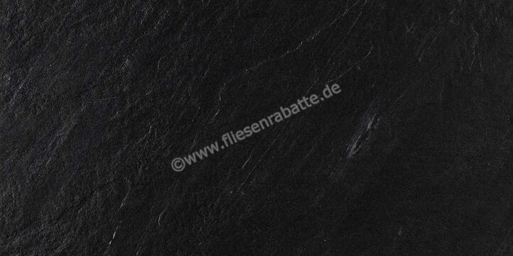 Marazzi Mystone Lavagna Nero 30x60 cm Bodenfliese / Wandfliese Matt Eben Naturale M05C | 118502