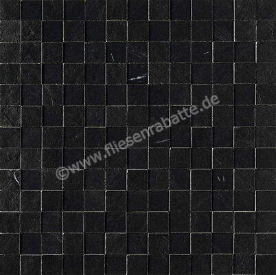 Marazzi Mystone Lavagna Nero 30x30 cm Mosaik Matt Strukturiert Naturale M0AE | 118520