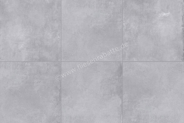 ceramicvision Block Grey 60x60 cm Bodenfliese / Wandfliese Matt Strukturiert Spazzolato CV0180142 | 123424