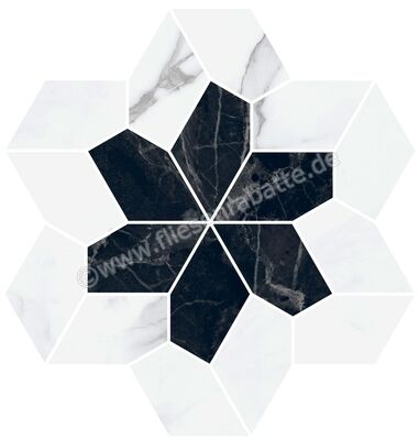  Villeroy & Boch Nocturne White 60x60 cm Dekor (Excellence) Glänzend Eben Poliert 2044 ZN1P 8 | 127999
