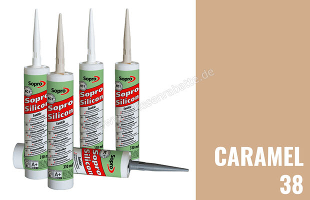Sopro Bauchemie Silicon SanitärSilicon Caramel 38 6HV5603843 (057-71) | 129124