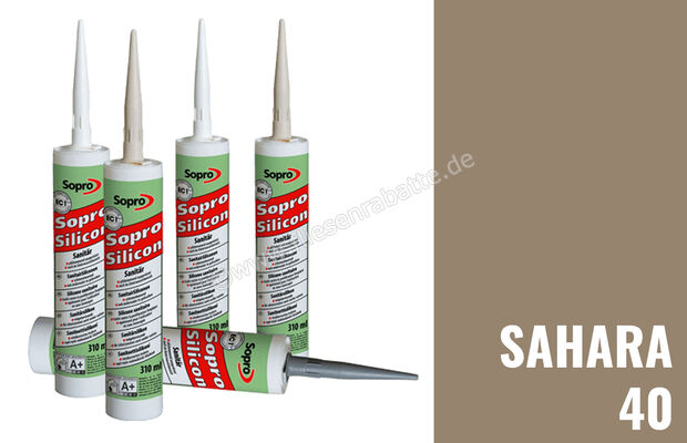 Sopro Bauchemie Silicon SanitärSilicon Sahara 40 6HV5604043 (064-71) | 129154
