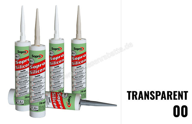 Sopro Bauchemie Silicon SanitärSilicon Transparent 00 6HV5600043 (052-71) | 129175
