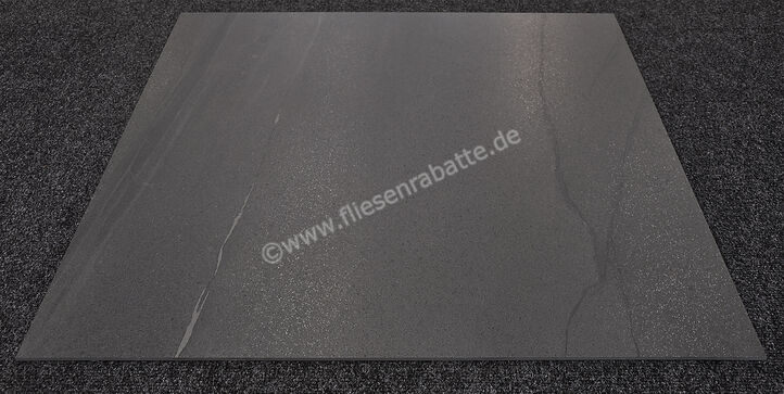 Ariostea Ultra Pietre Basaltina Antracite 100x100 cm Bodenfliese / Wandfliese Matt Eben Naturale UP6S100442 | 13010