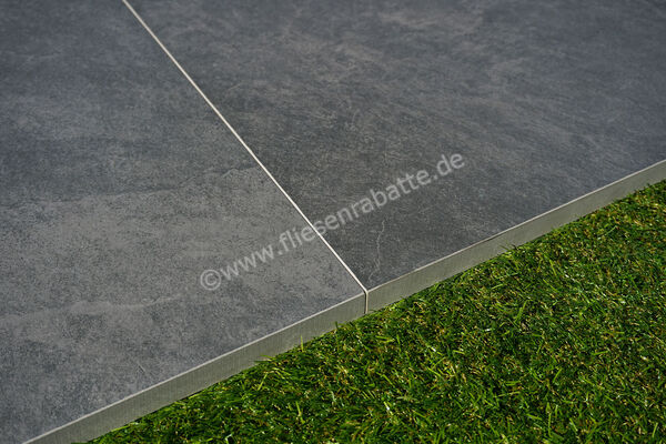 ceramicvision Interior Stone Outdoor Nero 60x120x2 cm Terrassenplatte Matt Strukturiert Naturale IntStone TPN60120 | 140260