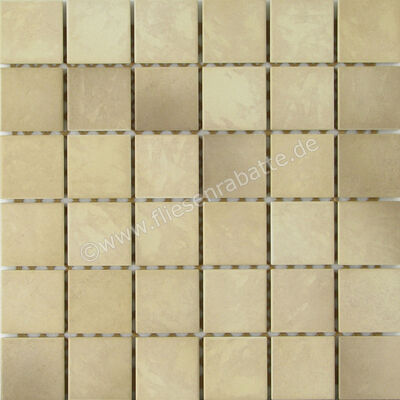 Jasba Village Sandbeige 5x5 cm Mosaik Matt Strukturiert HT-Veredelung 3541H | 158115