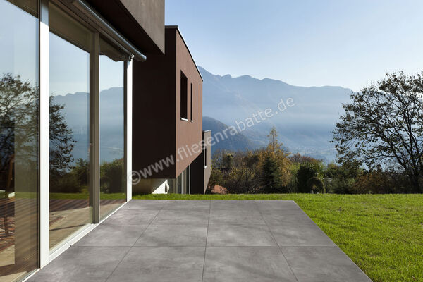 ceramicvision Metropolis Outdoor Grigio 60x60x2 cm Terrassenplatte Matt Strukturiert Naturale CVMTG602RP | 158817