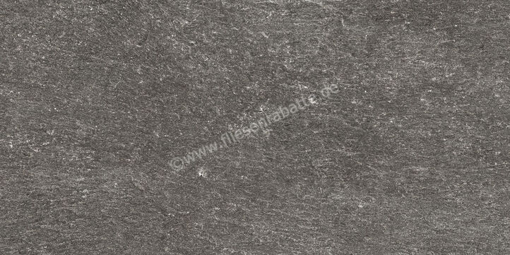 Agrob Buchtal Timeless Black 30x60 cm Bodenfliese / Wandfliese Veredelt Strukturiert HT-Veredelung 432088H | 160392