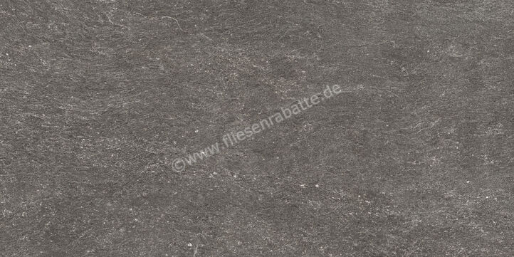 Agrob Buchtal Timeless Black 60x120 cm Bodenfliese / Wandfliese Veredelt Trittsicher HT-Veredelung 432094H | 160425