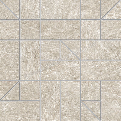 Agrob Buchtal Timeless Sand 30x30 cm Mosaik Trio Veredelt Strukturiert HT-Veredelung 283174H | 160455