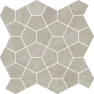 ceramicvision Paris Ash 27x27 cm Mosaik Losanga Matt Strukturiert Naturale CVPRS117K | 170229