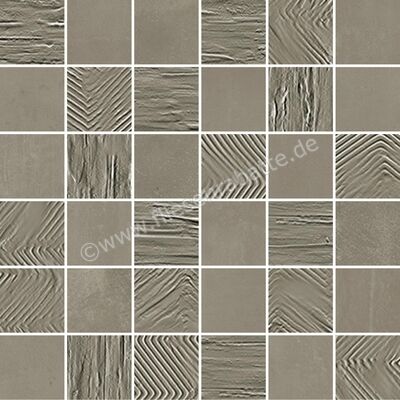 ceramicvision Paris Ciment 30x30 cm Mosaik 5x5 Mix Matt Strukturiert Naturale CVPRS225K | 170283