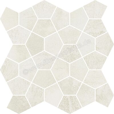 ceramicvision Paris Plume 27x27 cm Mosaik Losanga Matt Strukturiert Naturale CVPRS887K | 170376