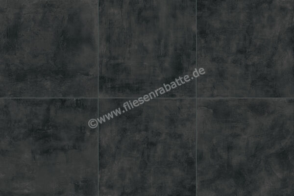 ceramicvision Paris Noir 60x60 cm Bodenfliese / Wandfliese Matt Strukturiert Naturale CVPRS90RT | 172539