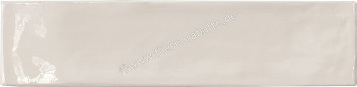 Emilceramica Totalook Bianco 6x24 cm Wandfliese Glänzend Strukturiert Lux EH6D | 173049