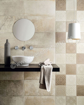  Fioranese Montpellier Mix_3 Colori 20.13x20.13 cm Dekor Formella Matt Naturale MP3FR | 175023