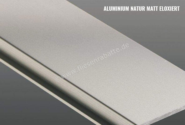Schlüter Systems DECO-AE Dekorprofil Aluminium Aluminium natur matt eloxiert Höhe: 8 mm Länge: 2,5 m AE80D | 177579