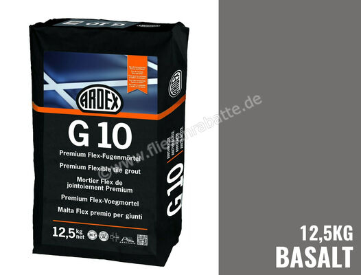 Ardex G10 Fugenmörtel 12,5 kg Papiersack Basalt 37379 | 194781