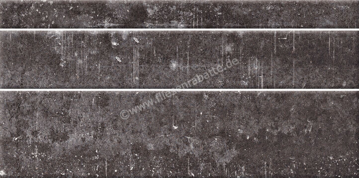 Steuler Urban Culture Anthracite 37.5x75 cm Bodenfliese / Wandfliese 3 Teilig Matt Eben Natural Y75103001 | 19702