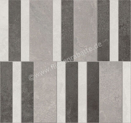 ceramicvision Blend Cold 30x32 cm Mosaik Bars Matt Strukturiert Naturale CV0125687 | 197661