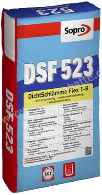 Sopro Bauchemie DSF 523 DichtSchlämme Flex 1-K 20 kg Sack 7752320 (523-20) | 201359