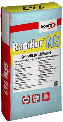 Sopro Bauchemie Rapidur M5 Estrich-Mörtel 25 kg Sack 7774725 (747-21) | 201380
