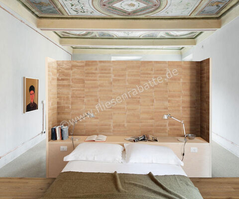 Marazzi Lume Pink 6x24 cm Dekor Wand Glänzend Leicht Strukturiert Lux MA9Q | 217252