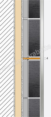 Schlüter Systems SHELF-N-S1 Wand-Ablagesystem Wave Aluminium TSOB - strukturbeschichtet bronze Höhe: 300 mm Breite: 87 mm SNS1D10TSOB | 219001