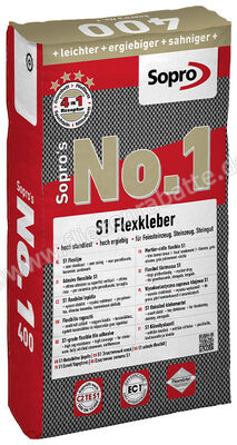 Sopro Bauchemie No.1 Flexkleber S1-Norm 25 kg Sack 7740025 (400-21) | 222430