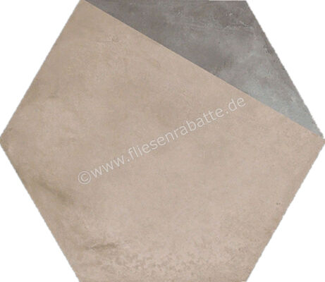  Marca Corona Terra Porzione Esagona Vers. F 21.6x25 cm Dekor Matt Eben Naturale 0396 | 222885